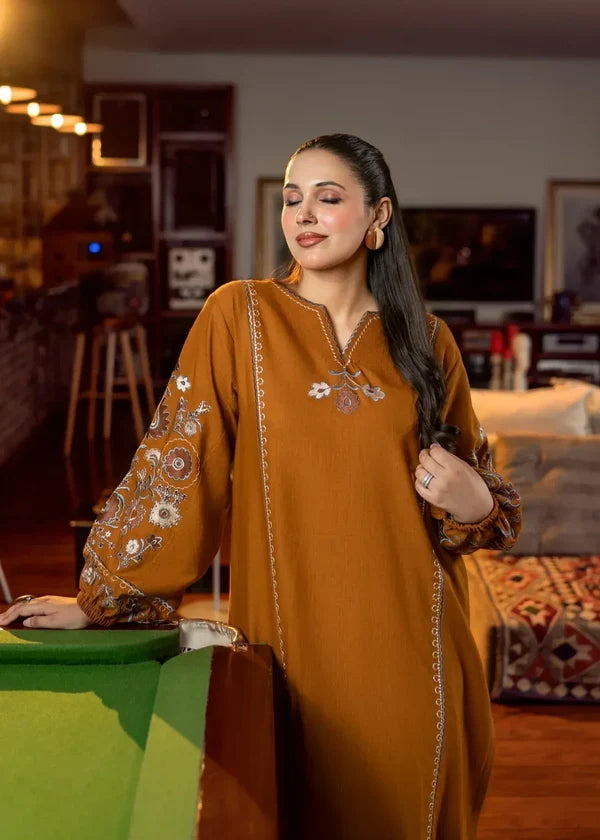 Elegant Embroidered Printed Lawn Kurti with Matching Trousers | Premium 2-Piece Suit